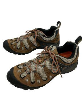 Merrell Continuum Chameleon ISO Otter Lowtop Suede Hiking Shoes Mens 10 Brown Gr